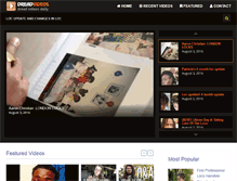 Tablet Screenshot of dreadvideos.com